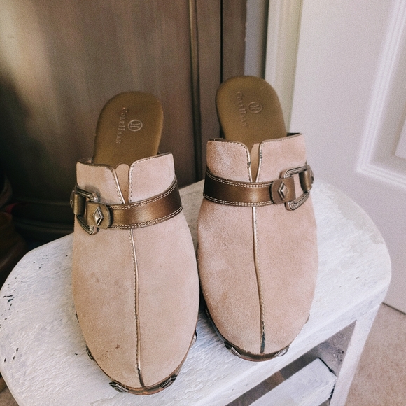 Cole Haan Studded platform slip on mules - Picture 4 of 14
